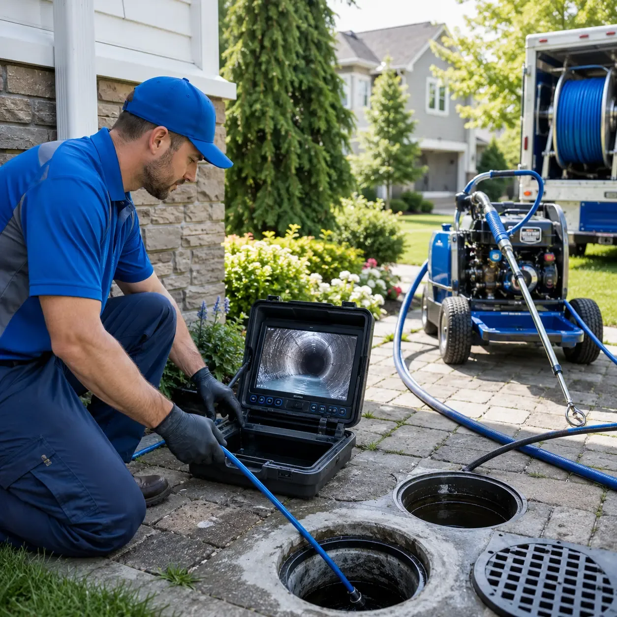 Outdoor drain cleaning professionals serving Ethridge, TN